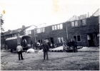 Windhoos richt ravage aan  in Woensel, augustus 1939. Fotograaf C. Walravens, Beeldcollectie RHCe