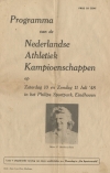 Programmaboekje NK Atletiek 1948 (coll. RHCe)