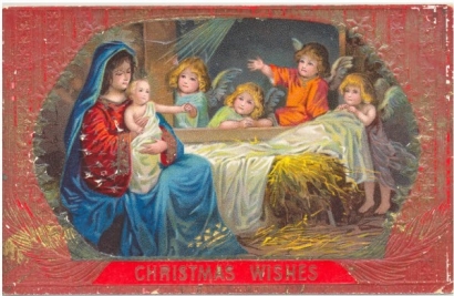 Kerstkaart uit 1912