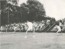 Aktie op het centre-court tijdens het toernooi in 1969.